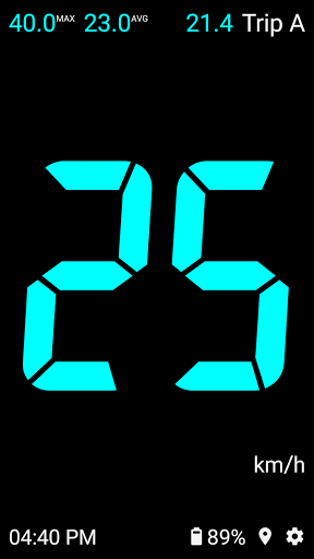 Bicycle Speedometer - Image screenshot of android app