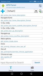 APK Parser - عکس برنامه موبایلی اندروید