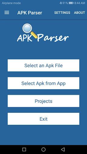 APK Parser - عکس برنامه موبایلی اندروید
