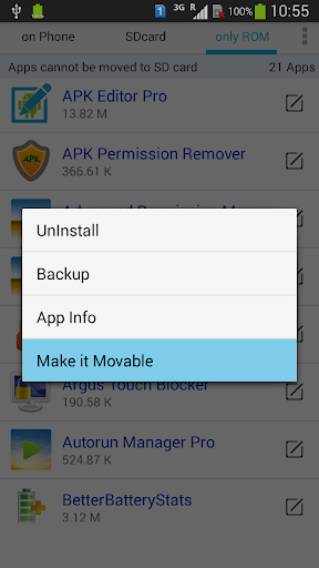 Apps Movable - عکس برنامه موبایلی اندروید