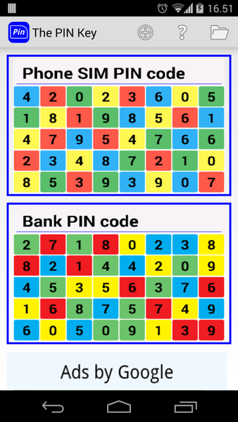 The PIN Key - Image screenshot of android app