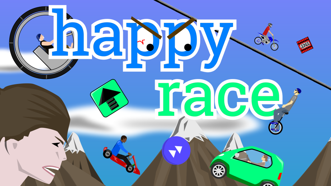 Happy Race - Gameplay image of android game