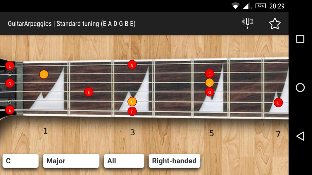 GuitarArpeggios - Image screenshot of android app