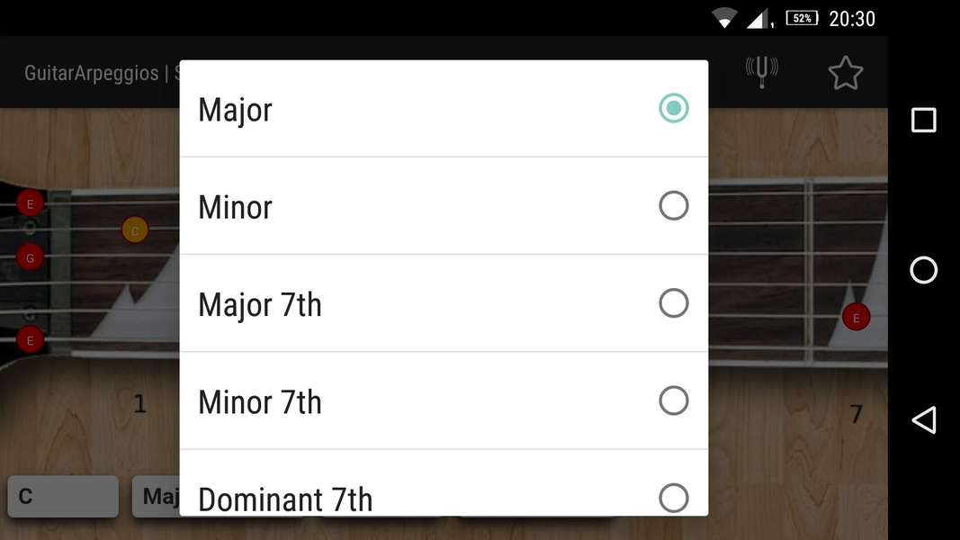 GuitarArpeggios - Image screenshot of android app