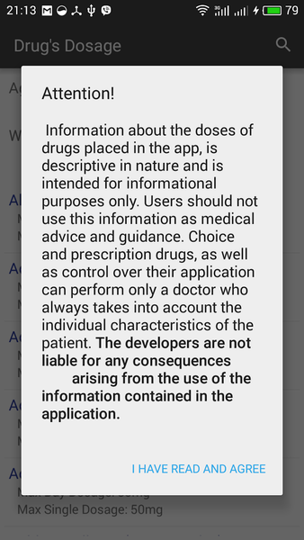 Drug Dose - Image screenshot of android app