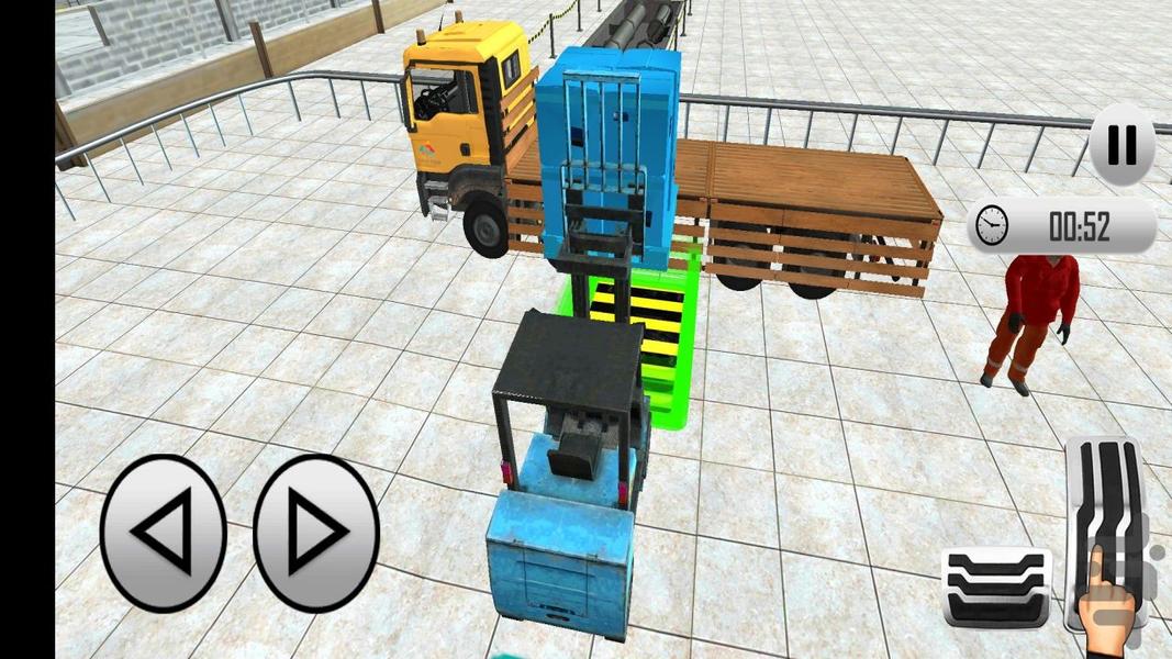 بازی ماشین رانندگی با لیفتراک - Gameplay image of android game