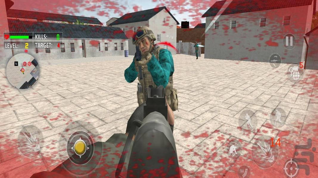 بازی تفنگی کانتر - Gameplay image of android game