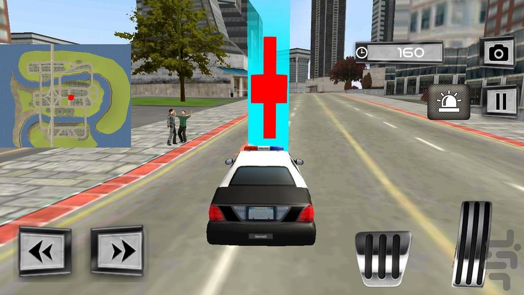 بازی ماشین پلیس - Gameplay image of android game