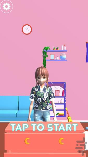 بازی دخترانه سالن کاشت ناخن - Gameplay image of android game