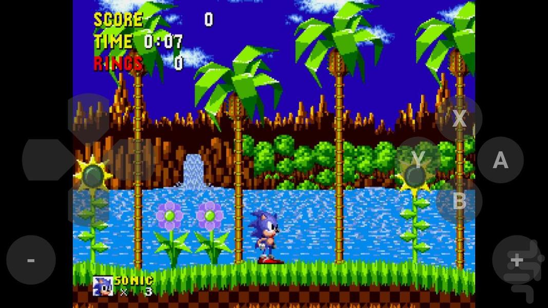 بازی سونیک - Gameplay image of android game