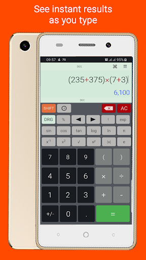 Calculator - عکس برنامه موبایلی اندروید