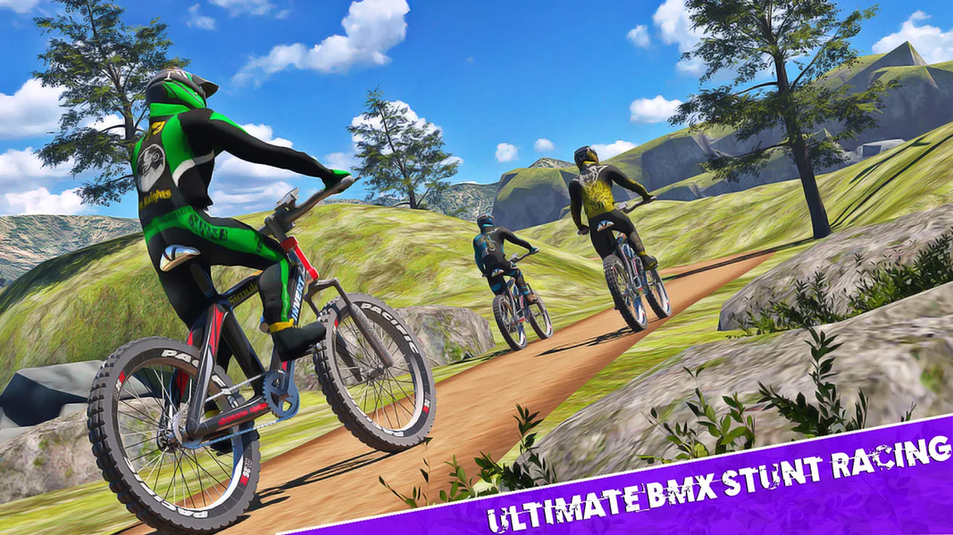 Crazy Cycle Racing Stunt Game - عکس بازی موبایلی اندروید