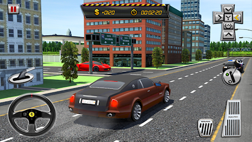 Modern Driving School Car Parking Glory 2020 - Gameplay image of android game