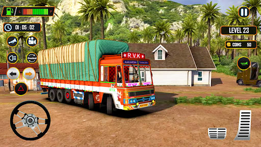 Indian Truck 3D: Modern Games - Image screenshot of android app