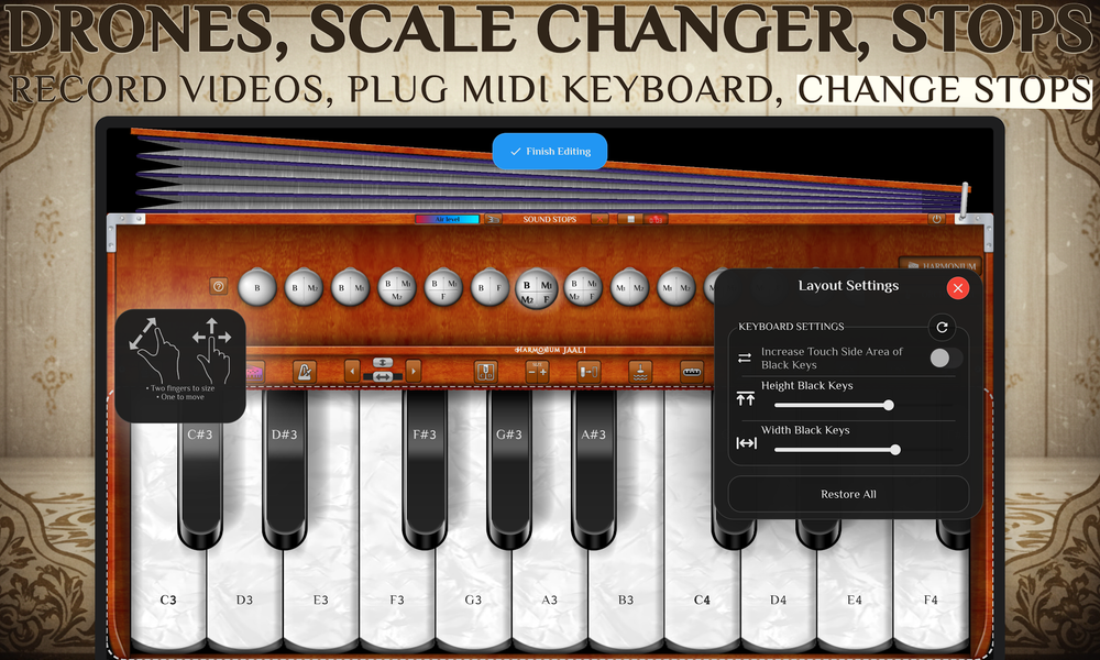 Harmonium - Image screenshot of android app