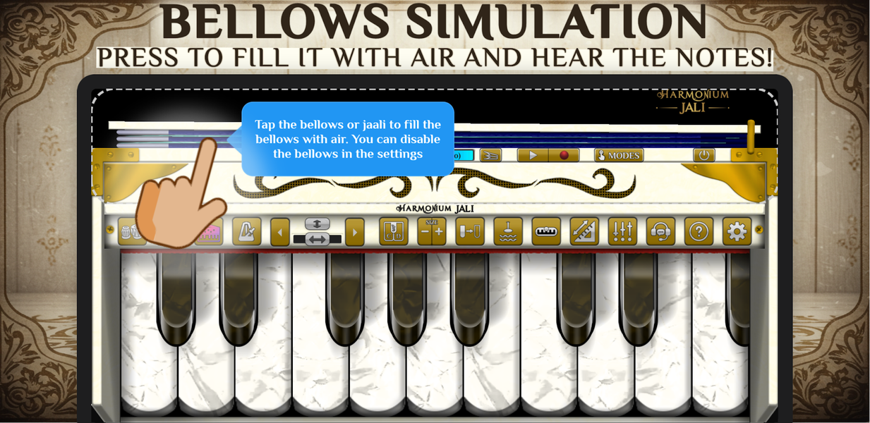Harmonium - عکس برنامه موبایلی اندروید