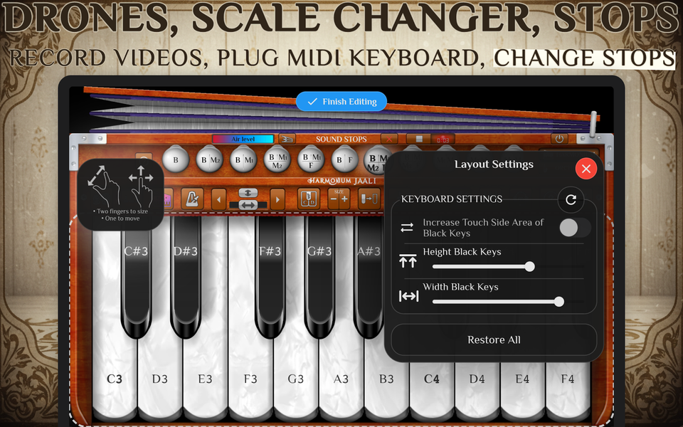 Harmonium - Image screenshot of android app