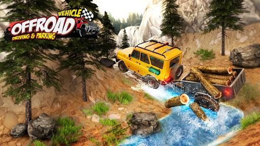 Offroad Jeep Driving Simulator- Racing stunts Game - Image screenshot of android app