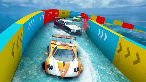Water Slide Car Stunts Racer - عکس برنامه موبایلی اندروید