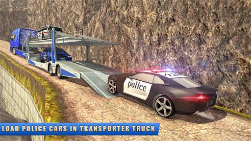 US Police Offroad Car Transporter Truck Driver - عکس برنامه موبایلی اندروید