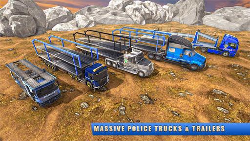 US Police Offroad Car Transporter Truck Driver - عکس برنامه موبایلی اندروید