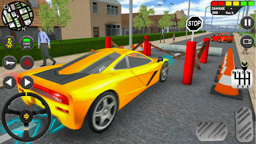 Modern Driving School Glory 3D - Gameplay image of android game