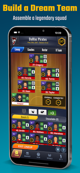 Ultimate Basketball GM 2024 - Image screenshot of android app
