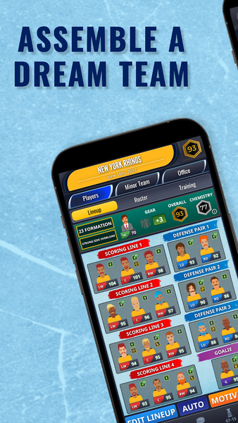 Ultimate Hockey GM 2024 - Gameplay image of android game