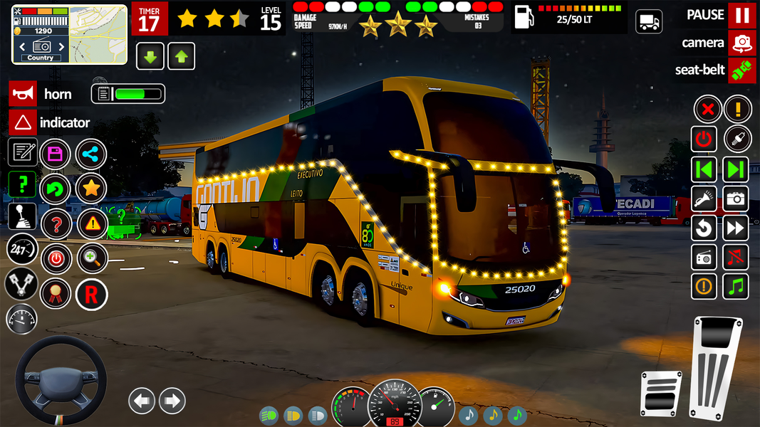 City Public Coach Bus Games - Gameplay image of android game