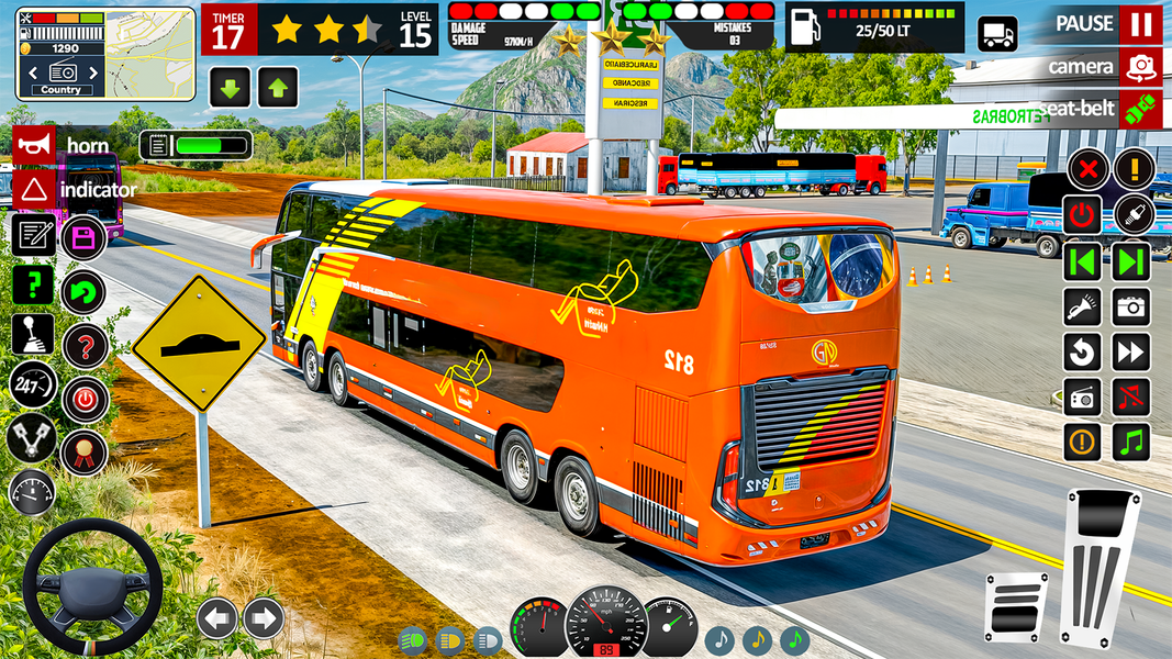 City Public Coach Bus Games - Gameplay image of android game