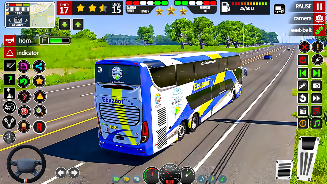 City Public Coach Bus Games - Gameplay image of android game