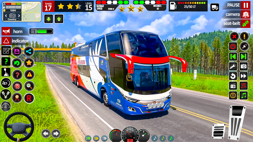 City Public Coach Bus Games - Gameplay image of android game