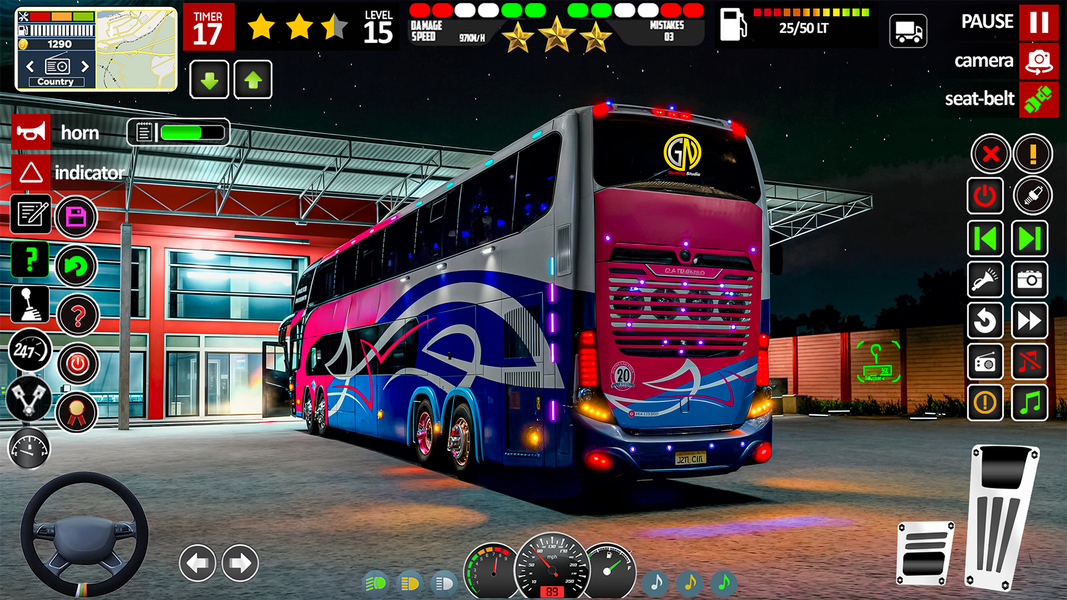 City Public Coach Bus Games - Gameplay image of android game