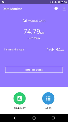 Data Usage Monitor & Manager - عکس برنامه موبایلی اندروید