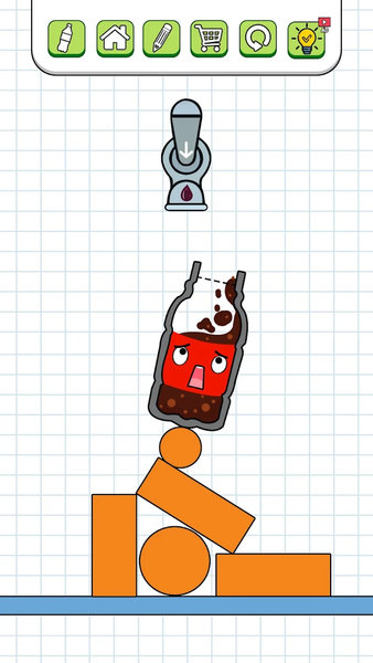 Fill The Bottle: Draw Line - عکس بازی موبایلی اندروید