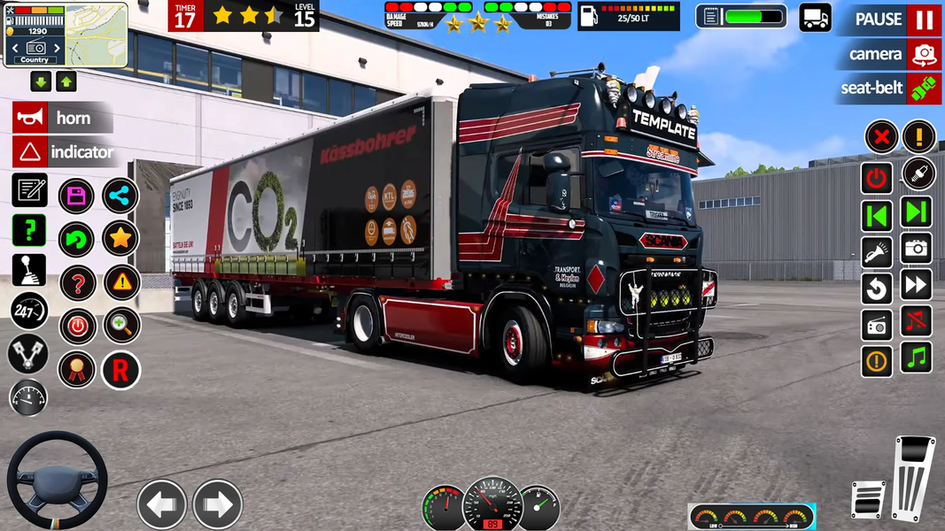 City Truck Transport Games 3d - Gameplay image of android game