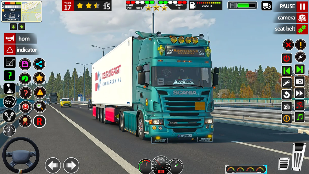 City Truck Transport Games 3d - Gameplay image of android game