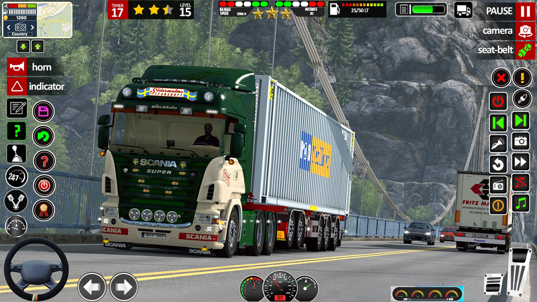 City Truck Transport Games 3d - Gameplay image of android game
