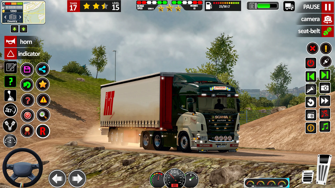 City Truck Transport Games 3d - Gameplay image of android game