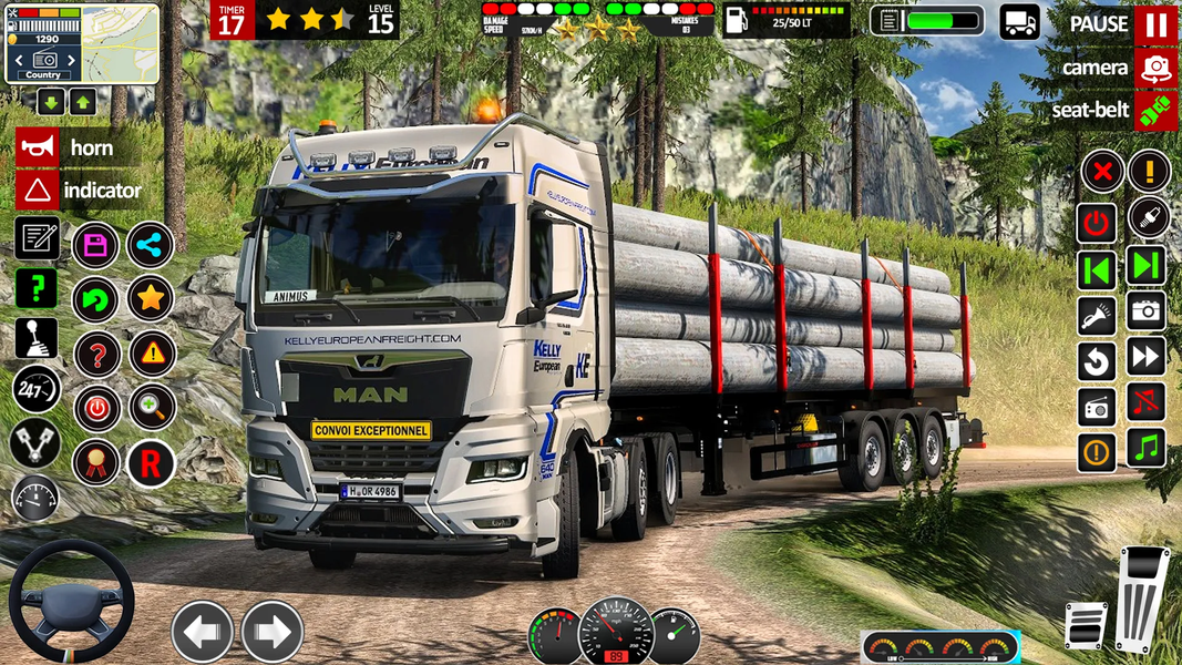 City Truck Transport Games 3d - Gameplay image of android game