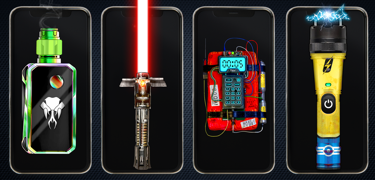 Lightsaber, Taser & Gun Sounds - عکس بازی موبایلی اندروید