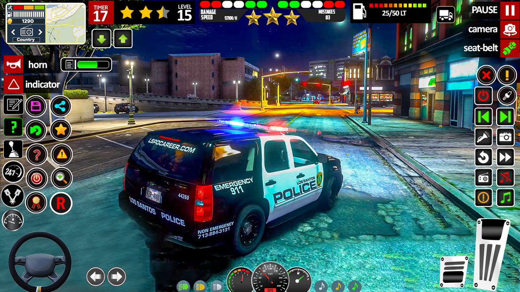 Cop Simulator Thief Chase Game - Gameplay image of android game