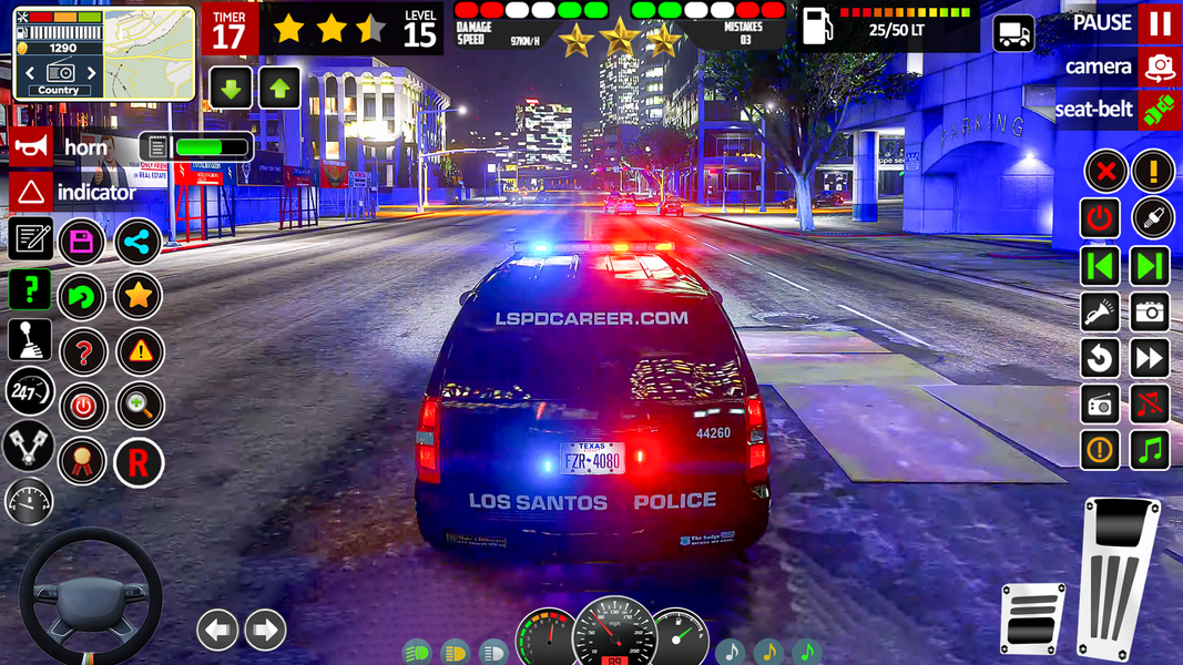Cop Simulator Thief Chase Game - Gameplay image of android game