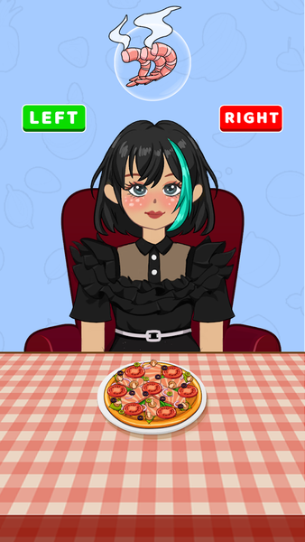 Left Or Right: Food Fusion - Gameplay image of android game