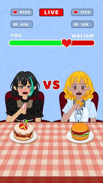 Left Or Right: Food Fusion - Gameplay image of android game