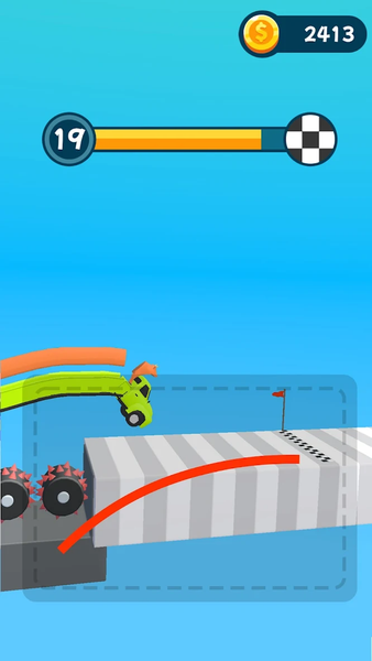 Snake Car Puzzle - Gameplay image of android game