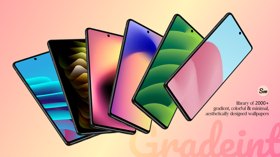 Smudgess - Gradient Wallpapers - Image screenshot of android app