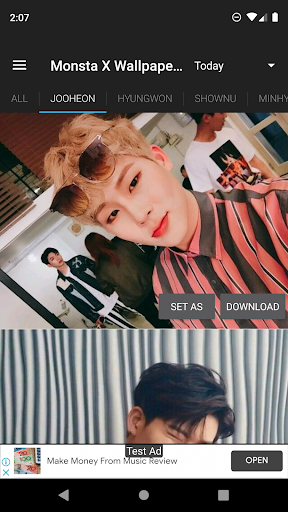 MonstaX Wallpapers (몬스타엑스) - Image screenshot of android app