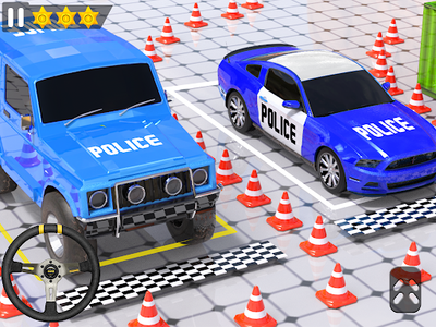 Baixar e jogar Police Car Parker: Free Parking Driver Games no PC