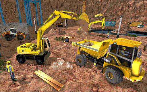 Heavy Excavator Rock Mining 23 - Image screenshot of android app